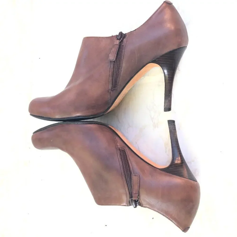 Cole Haan Brown Leather Stiletto Bootie 8.5